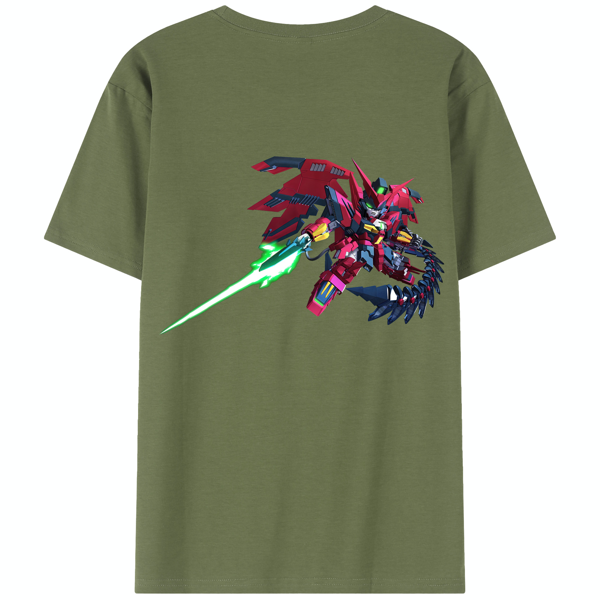 （画像用） 機動戦士ガンダム Mobile Suit Gundam 綿100％半袖Tシャツ（背面プリント）